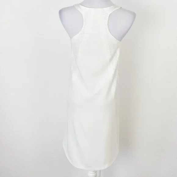 Rag & Bone Chieftain Textured Panel Racerback Tank Shift Mini Dress - 0 - Picture 8 of 9